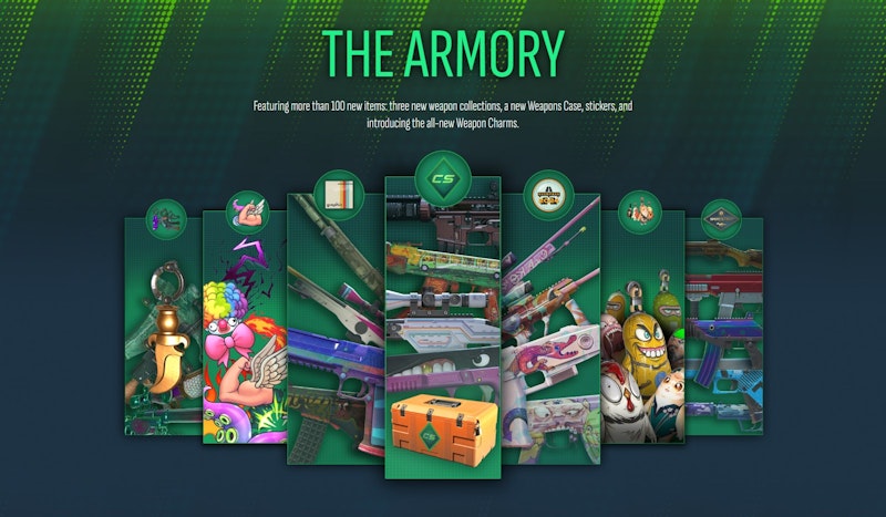 "The Armory" 更新添加了带有枪械挂饰的通行证，100+ 物品；动画和网络修复