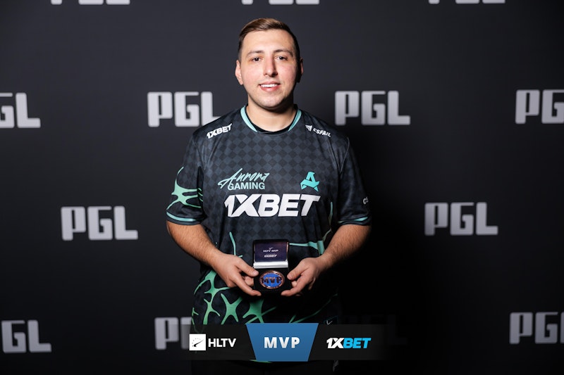 XANTARES在PGL布加勒斯特大师赛斩获生涯首个线下MVP